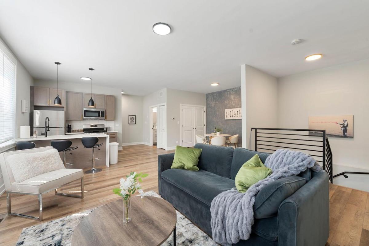 2 Bed & 3 Bath Chicago Condo Exterior foto